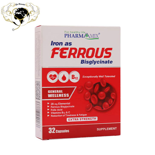 کپسول آهن فروس بیس گلیسینات 32 عددی فارمامیکس