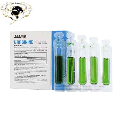 ویال ال آرژنین 1000 میلی گرمی 10 عددی آلامو
