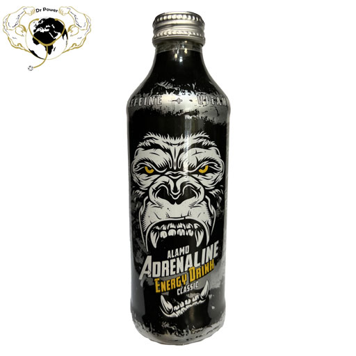 نوشیدنی انرژی‌زا آدرنالین 330 میلی لیتری آلامو رنگ مشکی