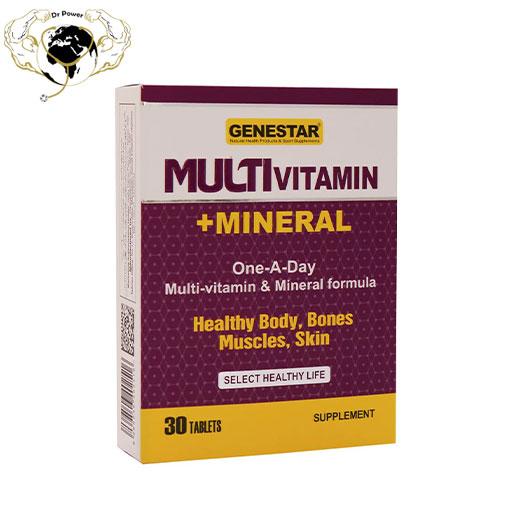 قرص مولی ویتامین مینرال 30 عددی (ورقه‌ای) ژن استار